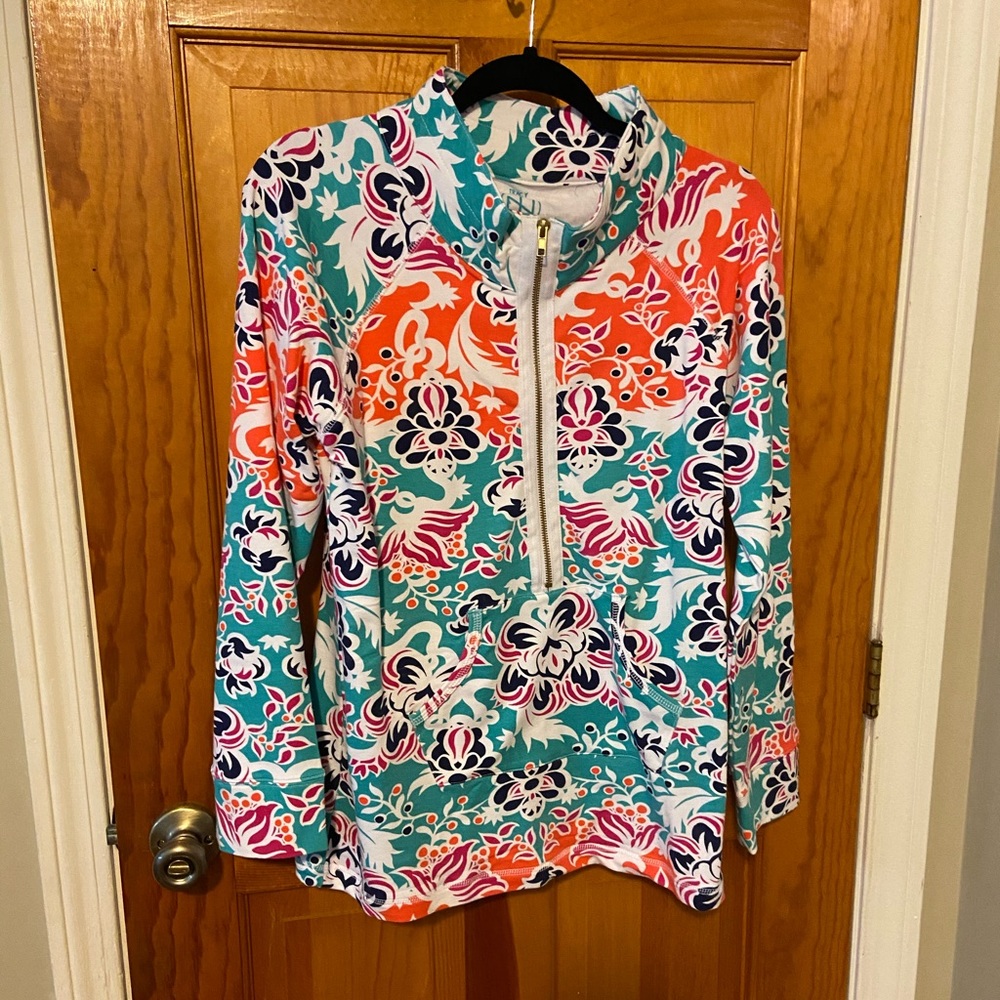 Tracy Negoshian Summer Zip Top